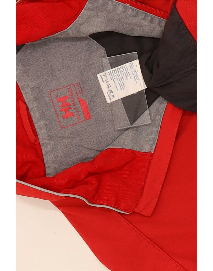 Jachetă Bomber cu grafică pentru bărbați Helly Hansen UK 40 Sport mare din poliamidă roșie