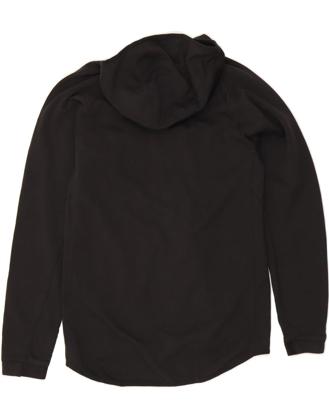 NIKE Mens Dri Fit Graphic Zip Hoodie Sweater Small Black Polyester Vintage Nike and Second-Hand Nike from Messina Hembry 