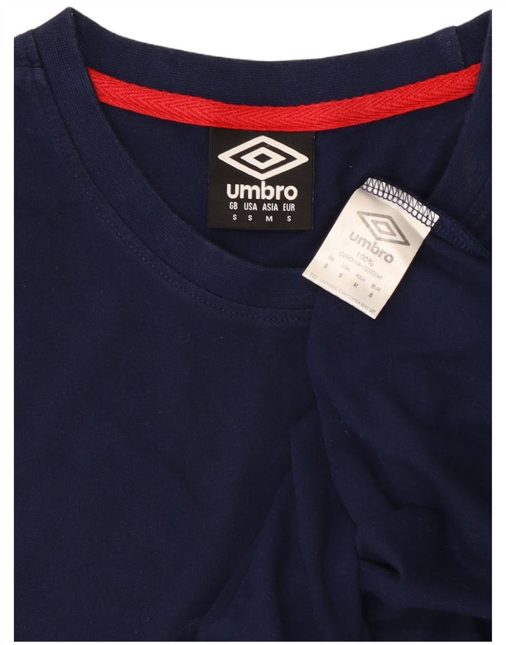 Tricou Umbro pentru bărbați Top mic din bumbac bleumarin