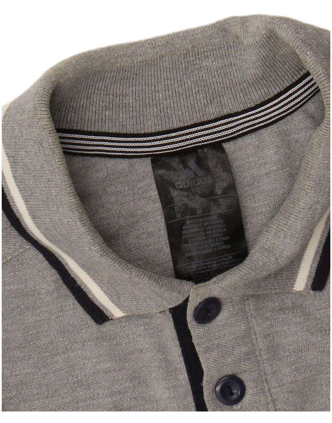 Tricou polo ADIDAS Climacool pentru bărbați, gri mediu