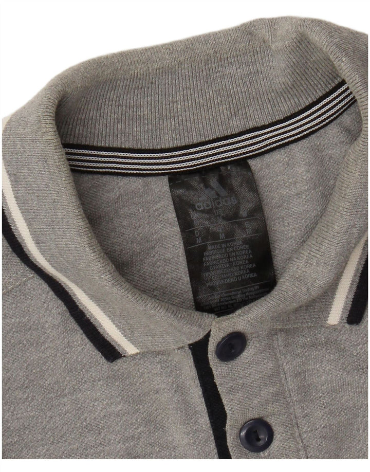 Tricou polo ADIDAS Climacool pentru bărbați, gri mediu