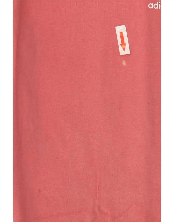 Leggings pentru femei Adidas UK 12, bumbac roz mediu
