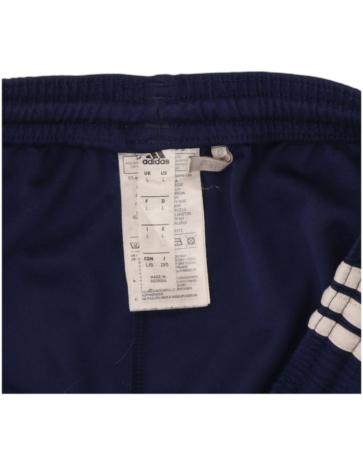 Pantaloni scurți sport pentru bărbați Adidas Climalite, mari, albastru, poliester