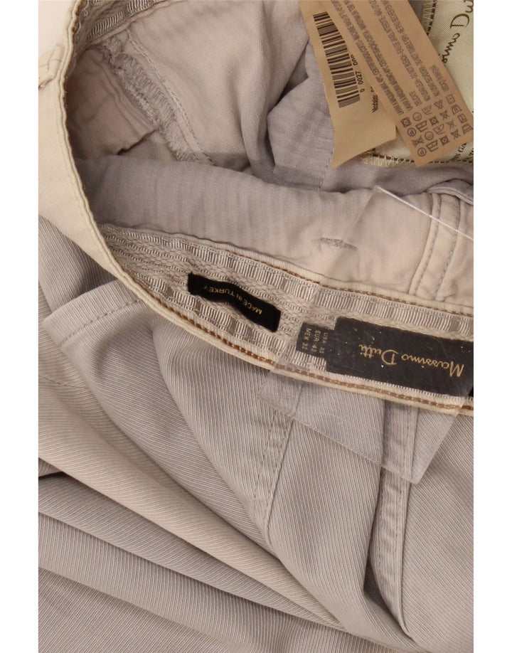 Pantaloni casual drepti pentru bărbați MASSIMO DUTTI EU 42 Large W32 L32 Gri