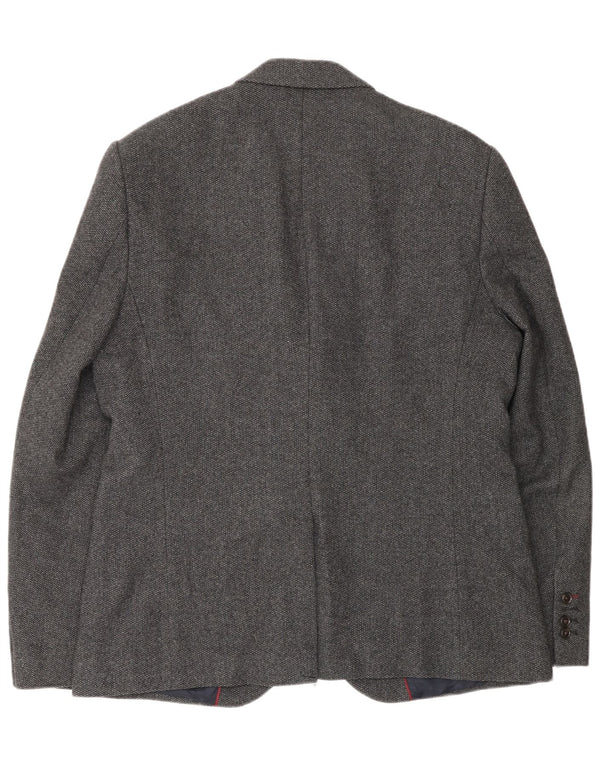 Blazer Jack Wills pentru bărbați, cu 2 nasturi, UK 42 XL, lână gri