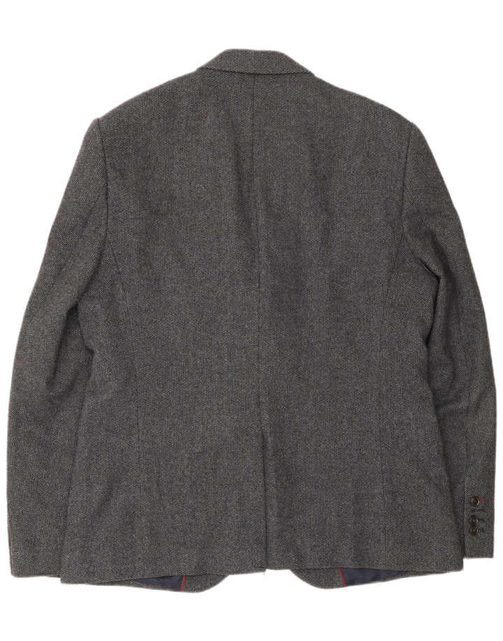 Blazer Jack Wills pentru bărbați, cu 2 nasturi, UK 42 XL, lână gri