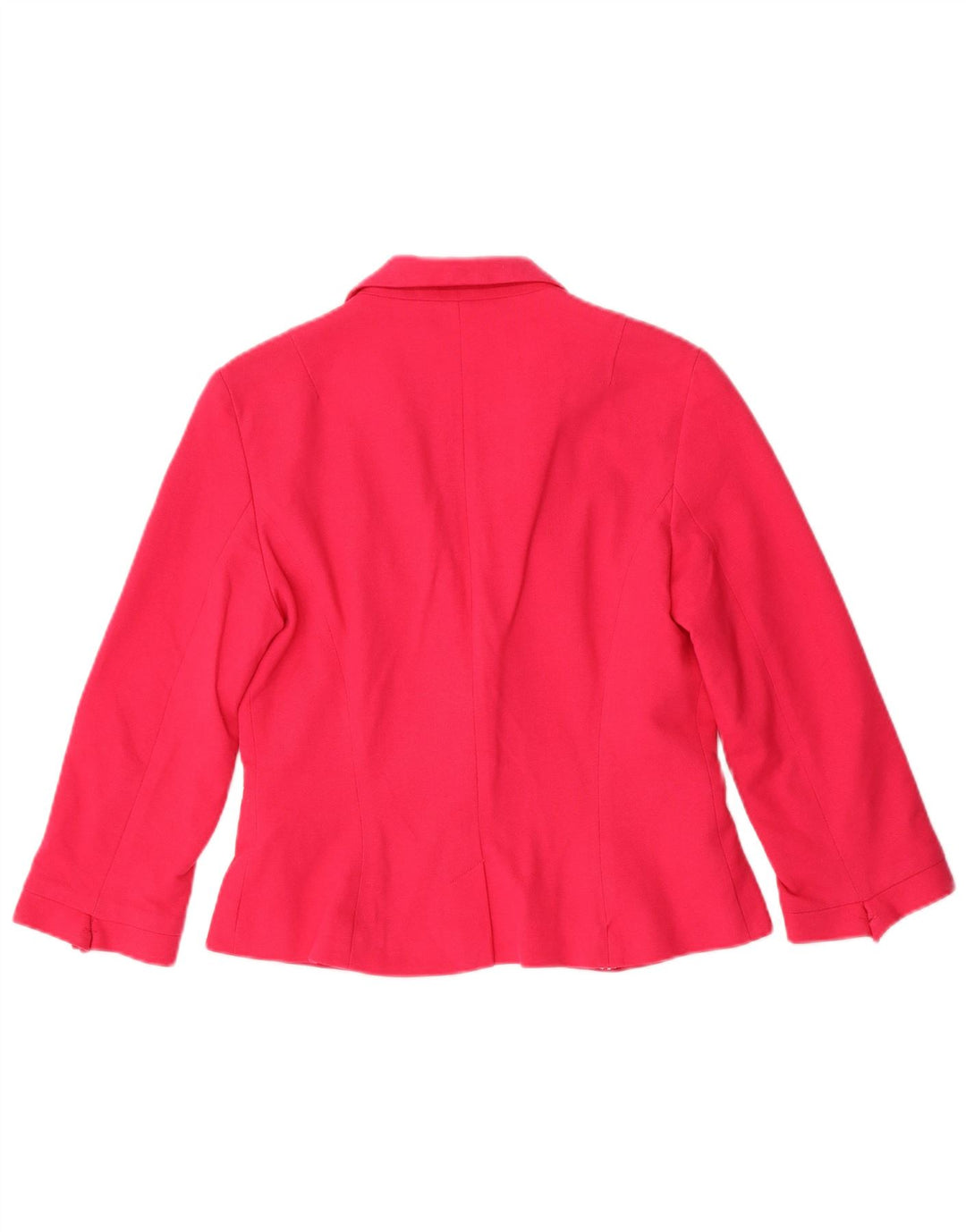 Jachetă pentru femei Zara Crop 1 Button Blazer UK 14, mare, roz, bumbac