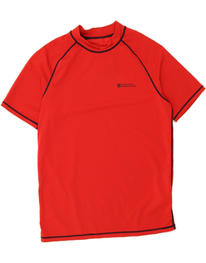 MOUNTAIN WAREHOUSE Mens T-Shirt Top Large Red Nylon Vintage Mountain Warehouse and Second-Hand Mountain Warehouse from Messina Hembry 