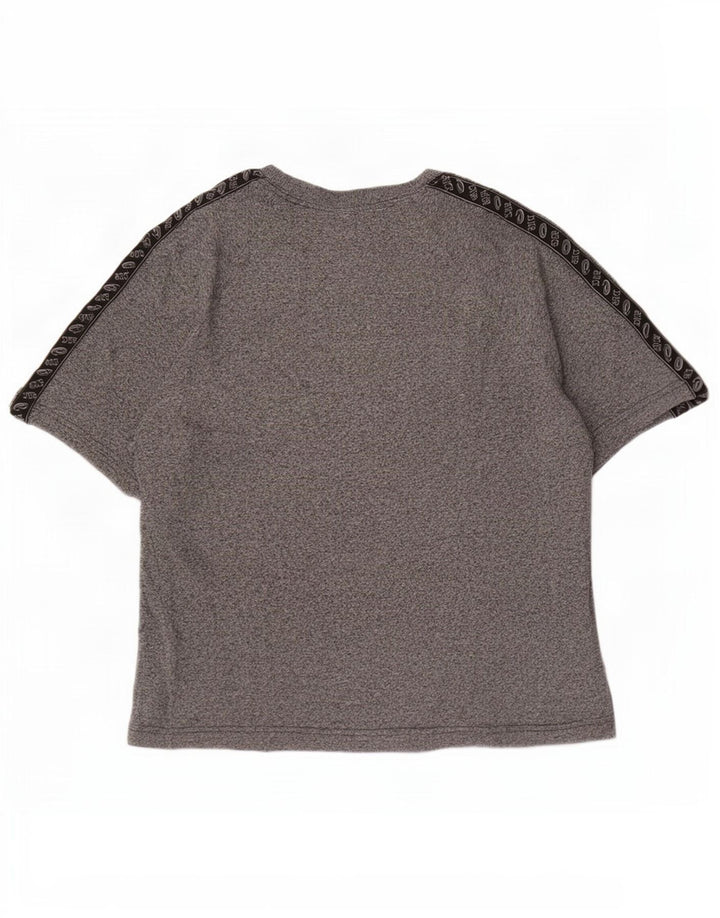 Tricou grafic Asics pentru bărbați Top din bumbac cu pete gri mediu