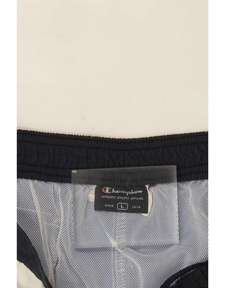 Pantaloni scurți de înot Champion pentru bărbați, mari, albi, blocuri de culoare