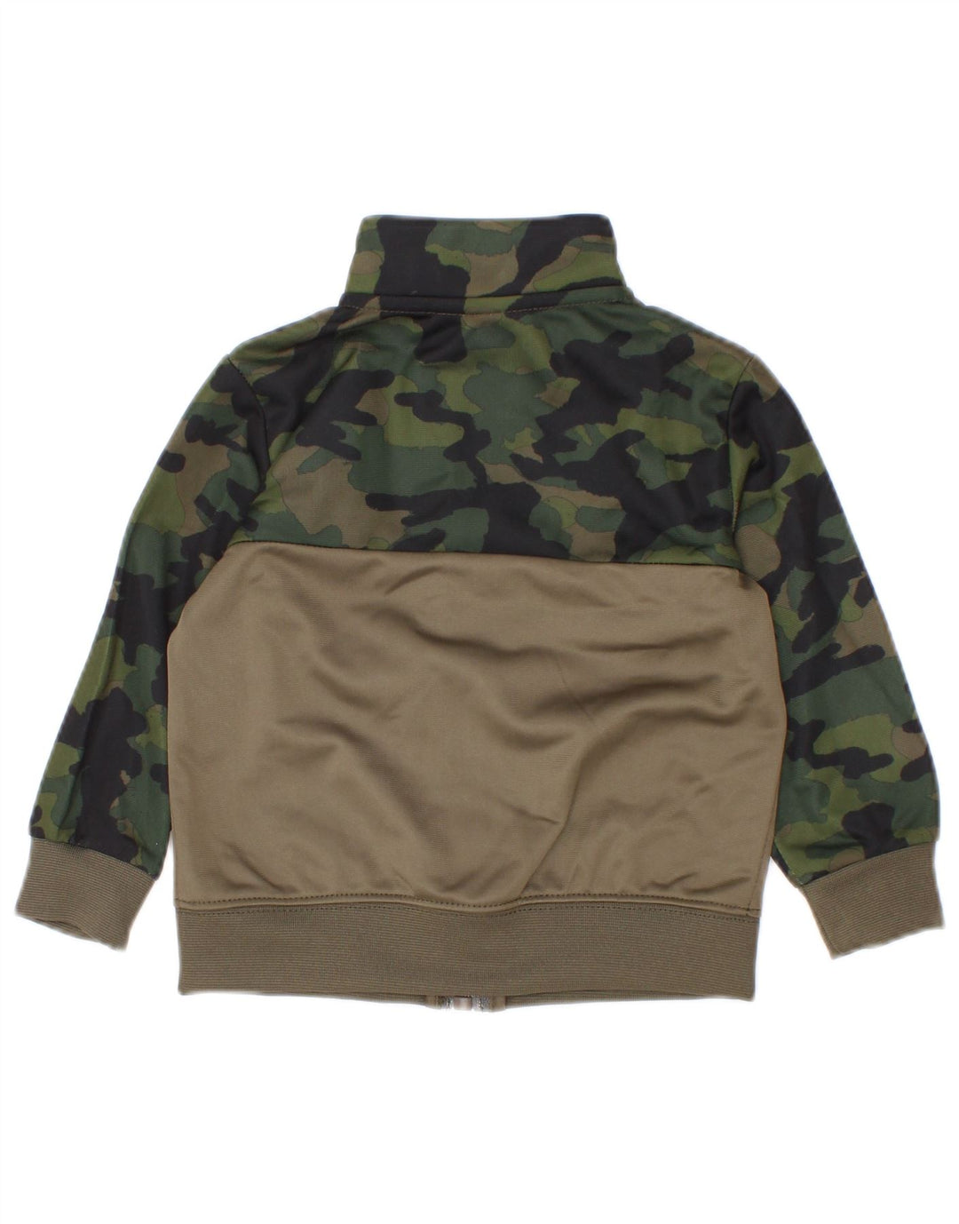 Jachetă de top pentru trening Nike pentru bebeluși 9-12 luni kaki poliester camuflaj