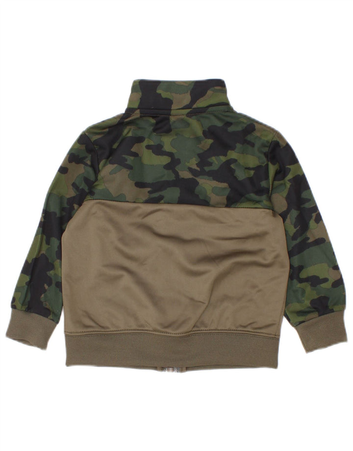 Jachetă de top pentru trening Nike pentru bebeluși 9-12 luni kaki poliester camuflaj