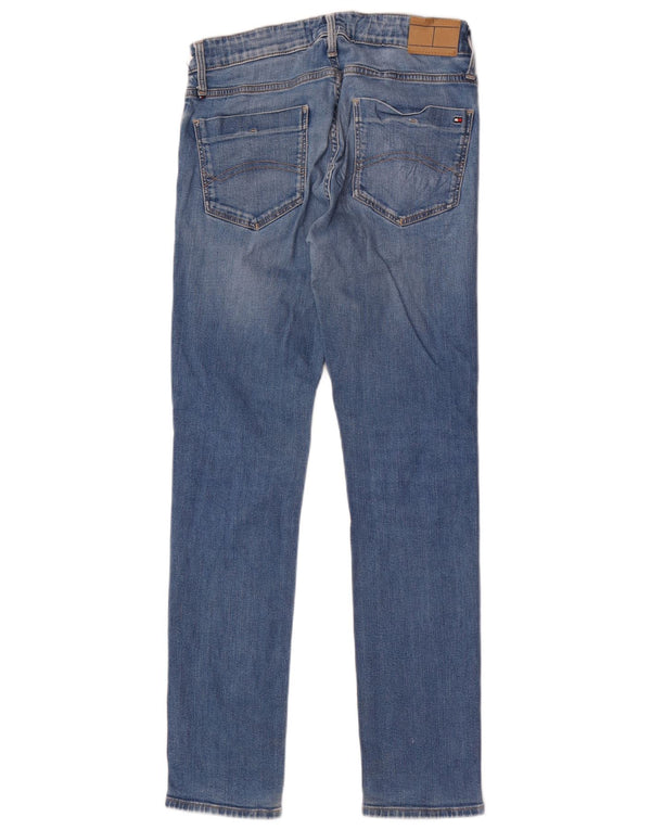 Blugi slim pentru baieti Tommy Hilfiger 13-14 ani W28 L30 Albastru