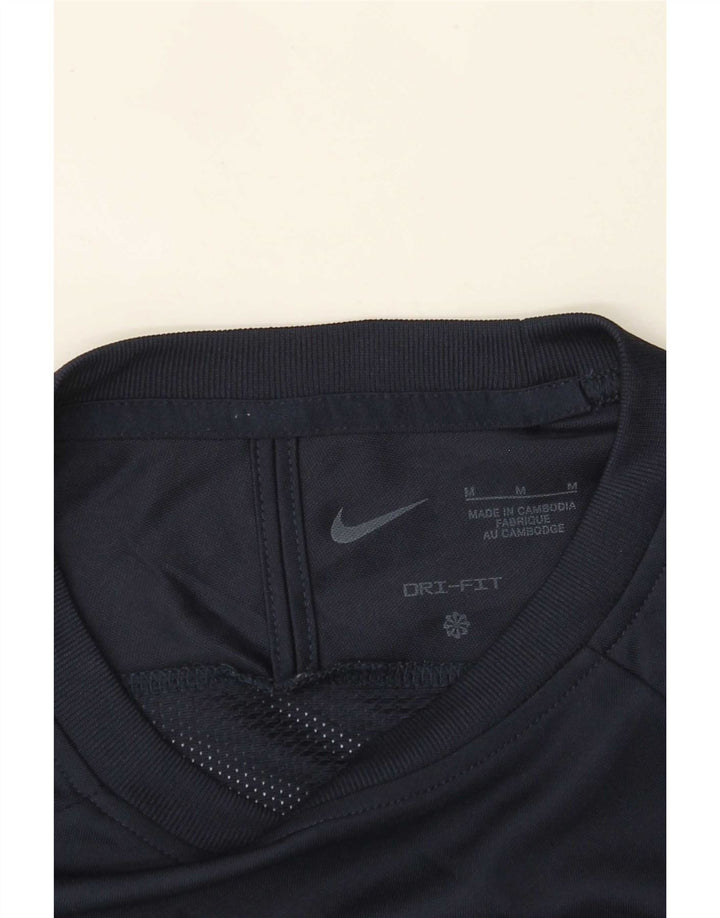 Tricou pentru bărbați Nike Dri Fit Top Mediu Bleumarin Colorblock