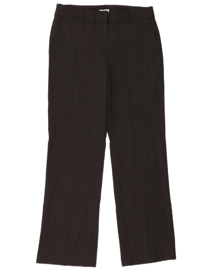 JIGSAW Pantaloni drepti pentru femei UK 12 Medium L34 L34 Gri Poliester