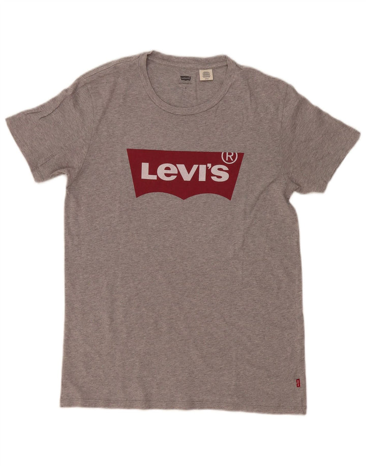Tricou cu grafică Levi's pentru bărbați Top mic gri cu pete