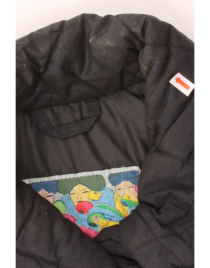 BELFE & BELFE Womens Oversized Quilted Jacket IT 44 Medium Black Vintage Belfe & Belfe and Second-Hand Belfe & Belfe from Messina Hembry 