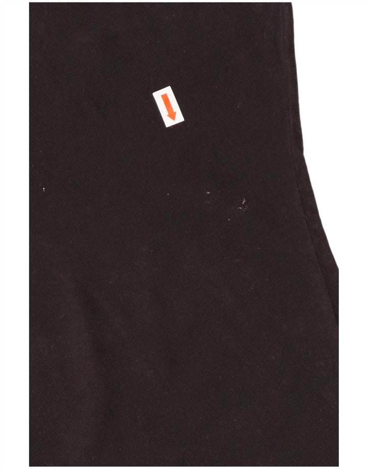 Tricou grafic Champion pentru femei Top UK 10 Small Black Bumbac