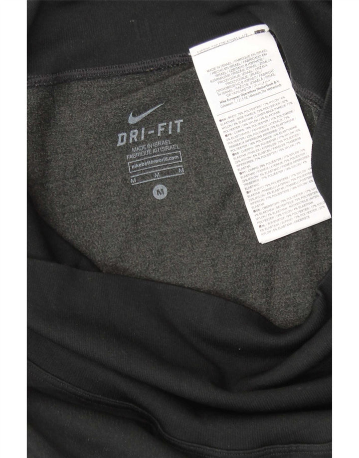 Leggings Nike Dri Fit pentru femei UK 12 Medium Black Colorblock Poliester