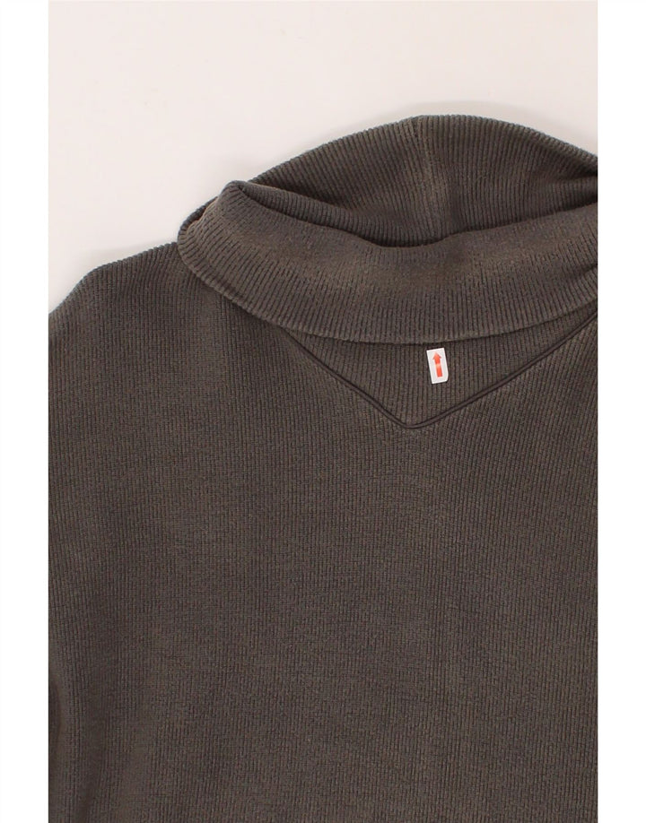 REPLAY Mens Roll Neck Sweatshirt Jumper XL Grey Cotton Vintage Replay and Second-Hand Replay from Messina Hembry 