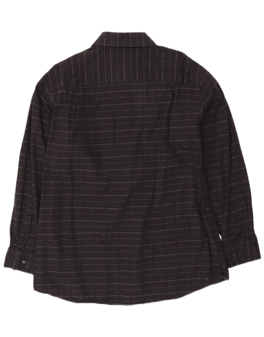 Cămașă pentru bărbați CALVIN KLEIN Mărimea 17 XL Bumbac cu dungi negre