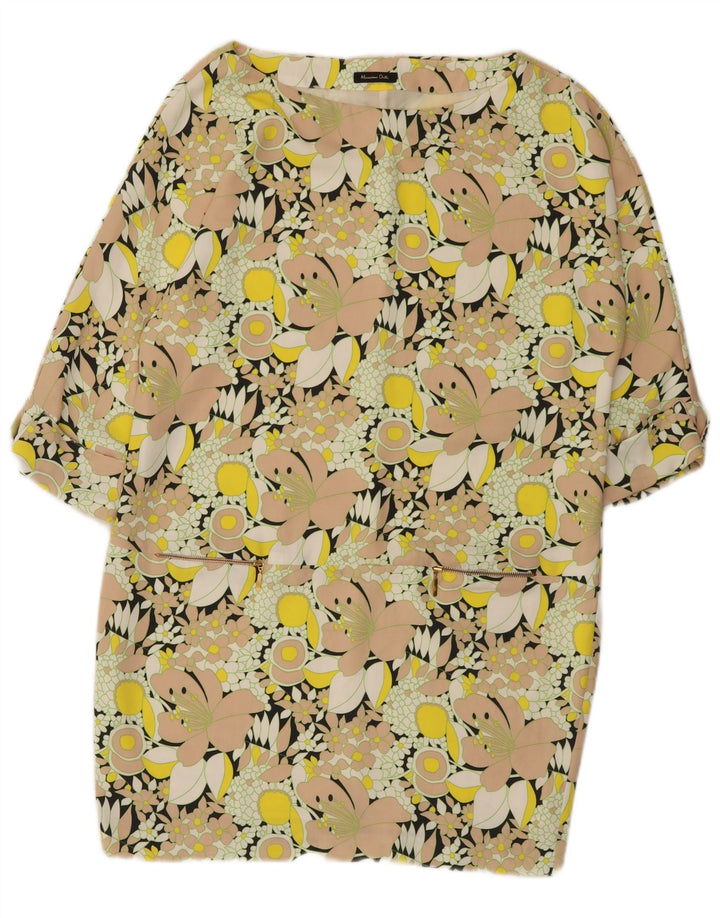 Massimo Dutti Rochie Schimbată Femei EU 44 XL Multicolor Floral