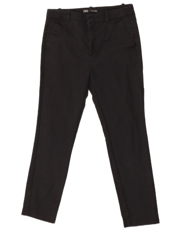 Pantaloni chino slim pentru femei Zara EU 36 XS W26 L25 Negri