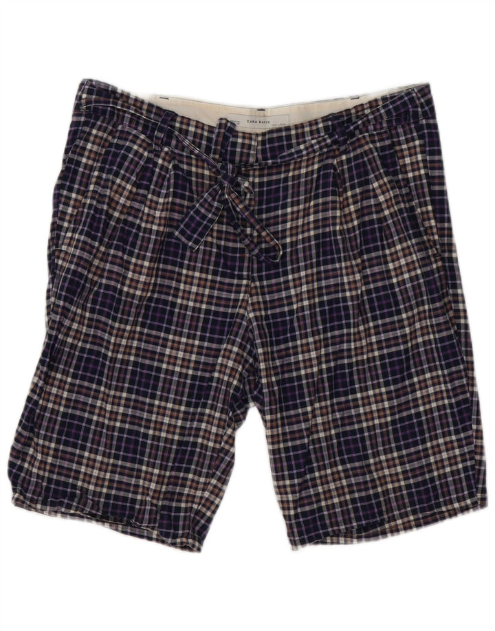 Pantaloni scurți chino pentru bărbați Zara, mari W30, bleumarin, din bumbac