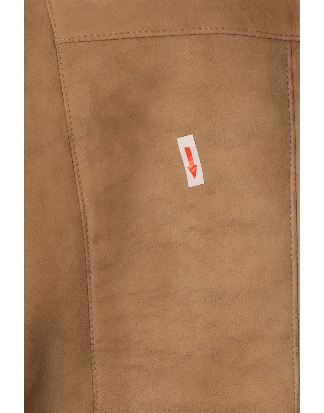 Palton vintage pentru femei din shearling UK 10 mic bej