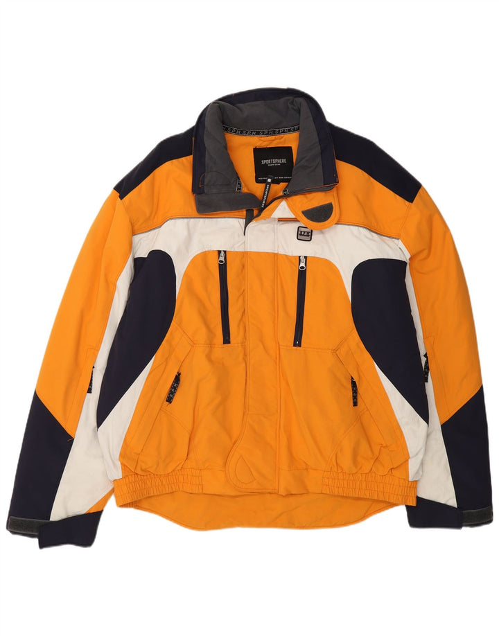 Jachetă de schi Sportsphere pentru bărbați IT 54 2XL Orange Colorblock Nylon
