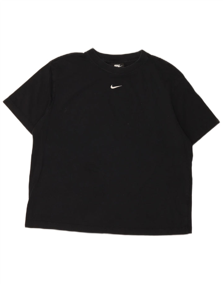 Tricou pentru femei Crop Oversized Top UK 10 Small Negru