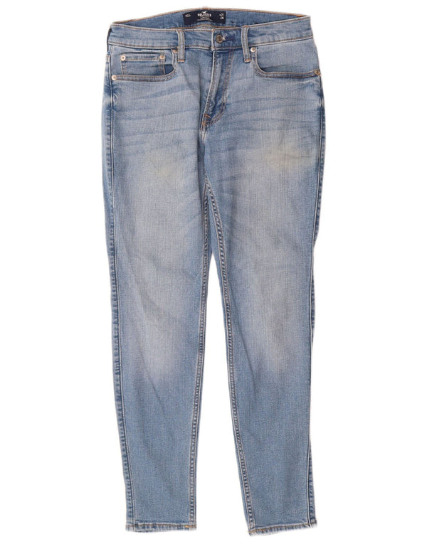 Blugi Hollister pentru femei Super Skinny W31 L30 Blue Cotton