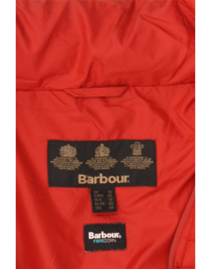 Jachetă căptușită pentru femei Barbour UK 16 Large Red