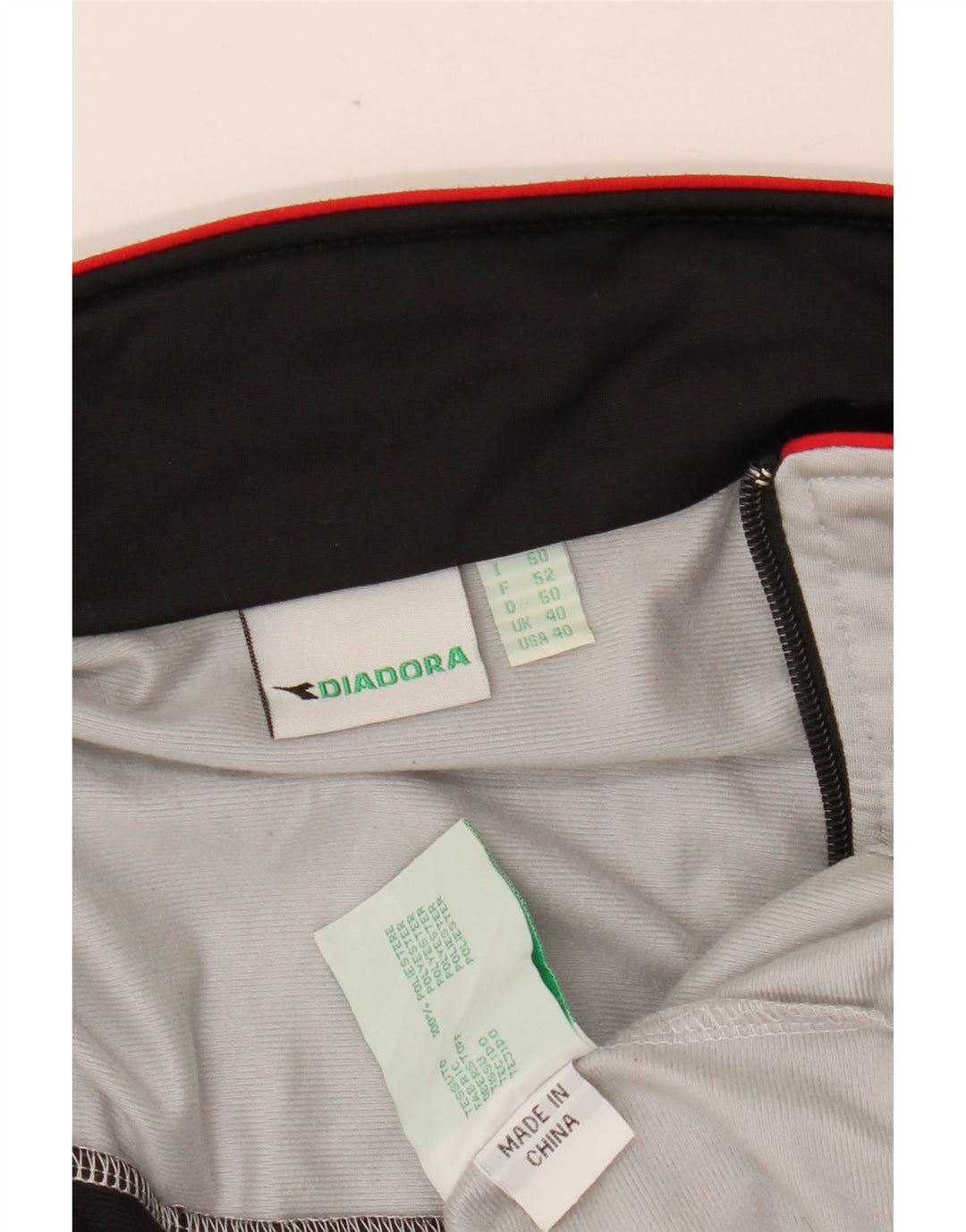 Jachetă de trening pentru bărbați DIADORA UK 40 Medium Gri Poliester