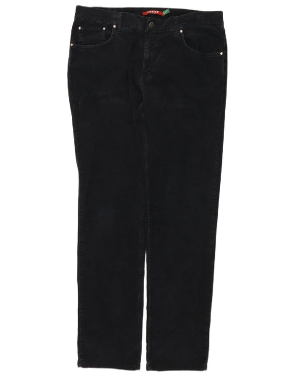 Pantaloni drepti din catifea pentru bărbați Carrera 700 W36 L32 bumbac bleumarin
