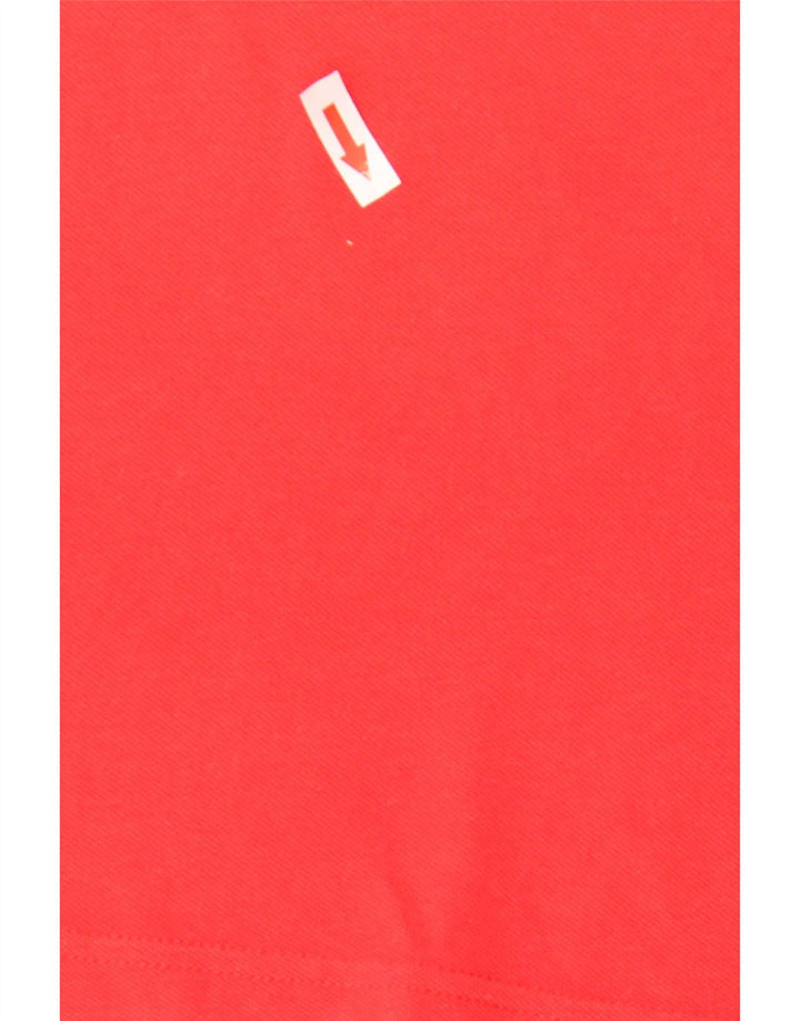 Tricou polo pentru bărbați Diadora, bumbac roșu mediu