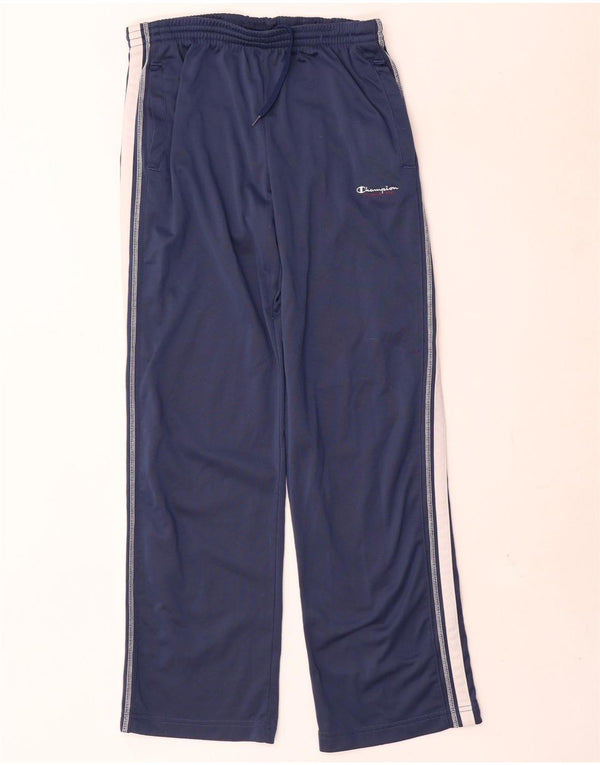 Pantaloni de trening Champion pentru băieți 13-14 ani XL bleumarin colorblock