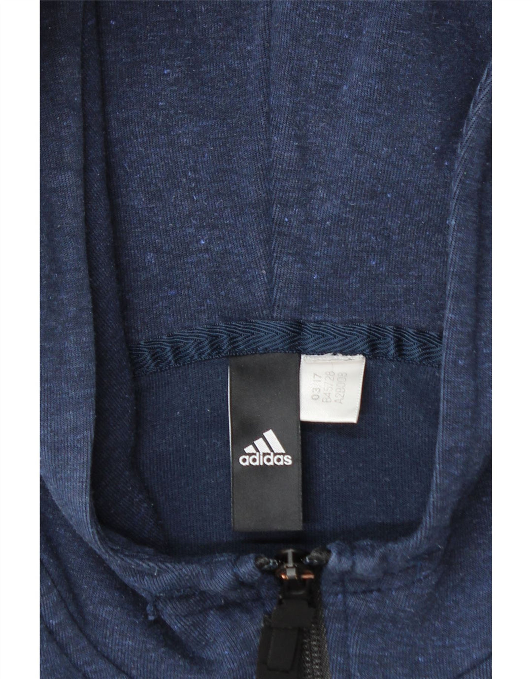 Pulover Adidas pentru bărbați, cu fermoar, albastru mic, pete