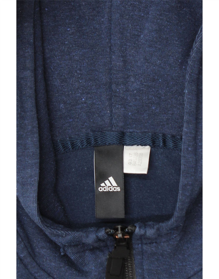 Pulover Adidas pentru bărbați, cu fermoar, albastru mic, pete