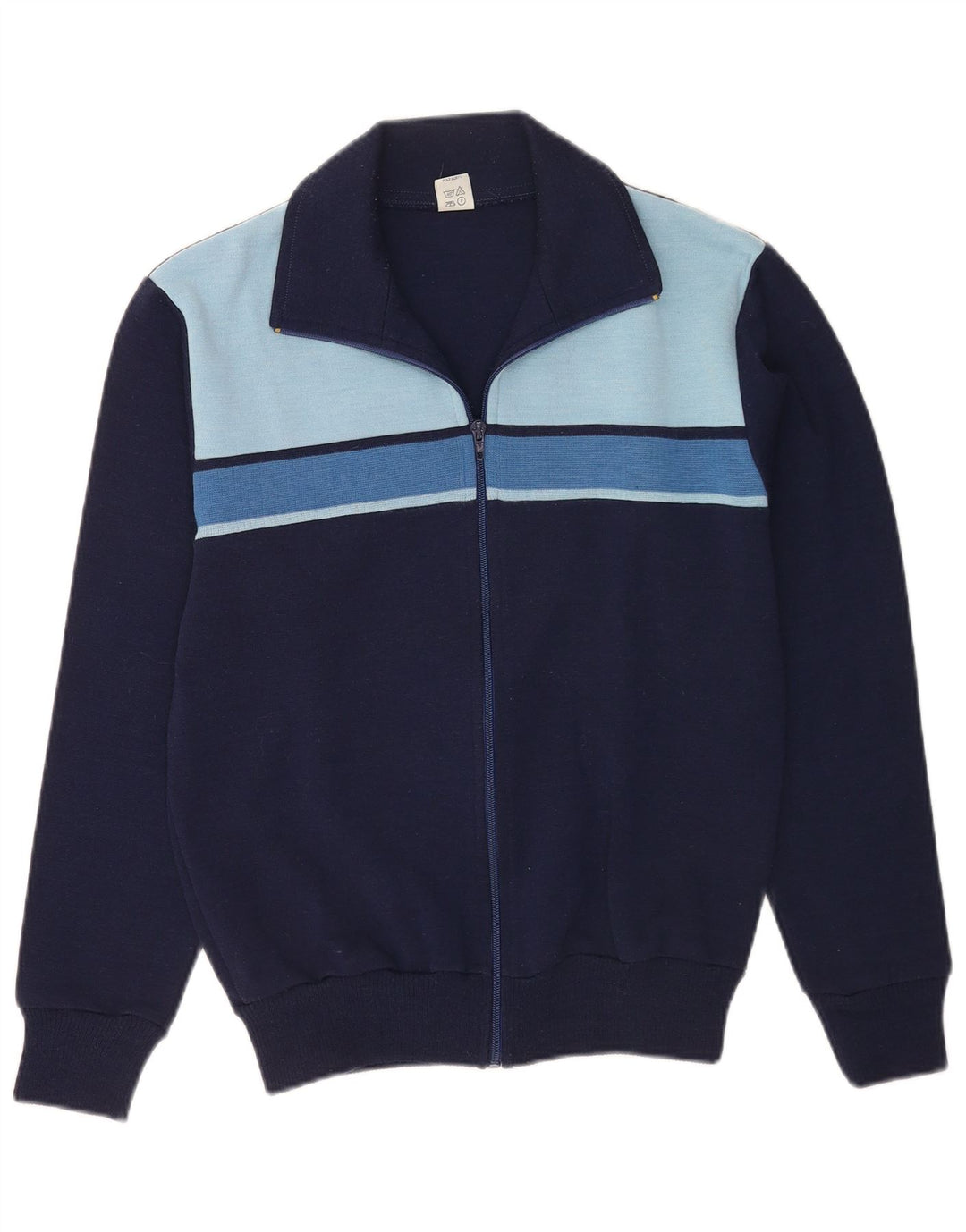 Jachetă de trening vintage pentru bărbați IT 48 Medium Bleumarin Colorblock