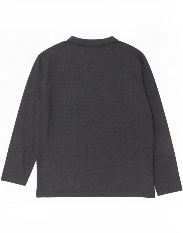 Jack & Jones Top pentru bărbați cu mânecă lungă 2XL bumbac gri