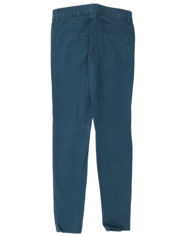 Marks & Spencer Womens Skinny Jeans UK 8 Small W27 L28 Blue Cotton