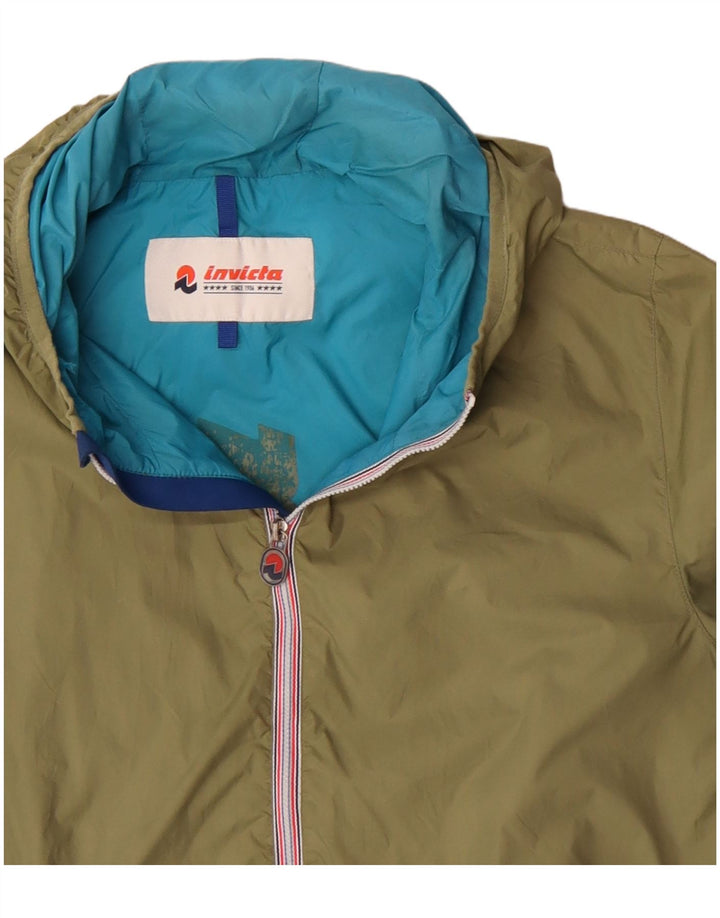Jachetă de ploaie cu glugă Invicta pentru bărbați UK 38 Medium Khaki