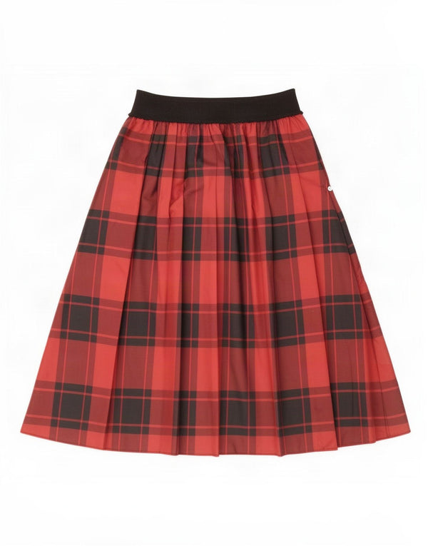 Fusta evazată pentru femei Penny Black Small W26 Burgundy Check Poliester