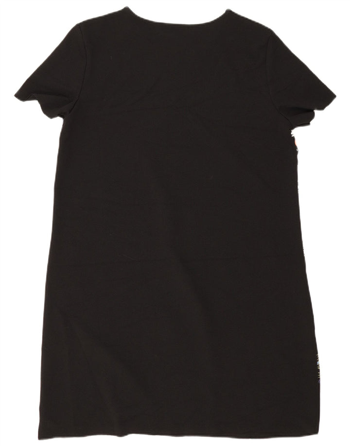 Rochie Schimbată pentru Damă Zara cu model abstract UK 14 Medium Black