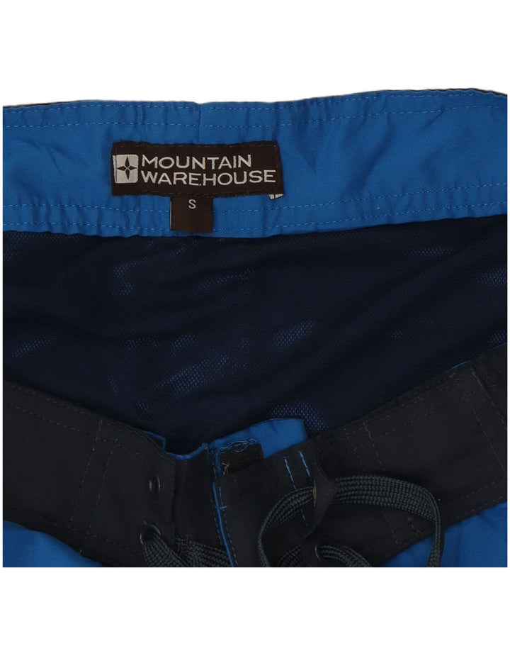 Pantaloni scurți de înot pentru bărbați Mountain Warehouse, poliester cu dungi albastre mici