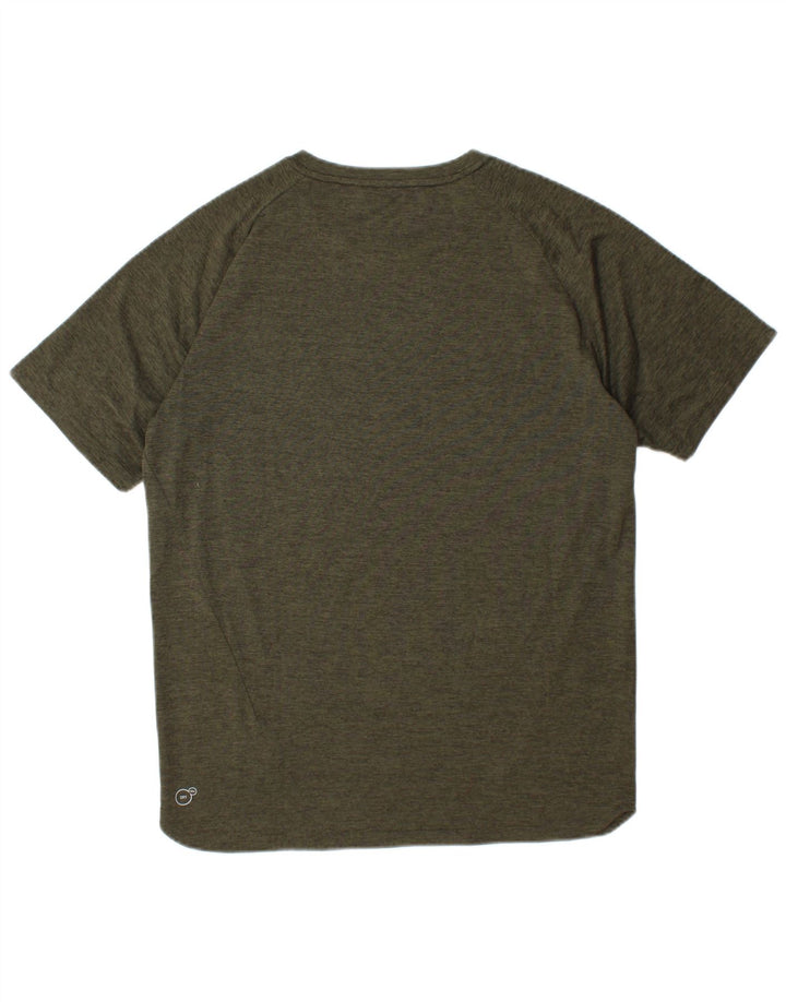 Tricou grafic Puma pentru bărbați Top Small Kaki Poliester