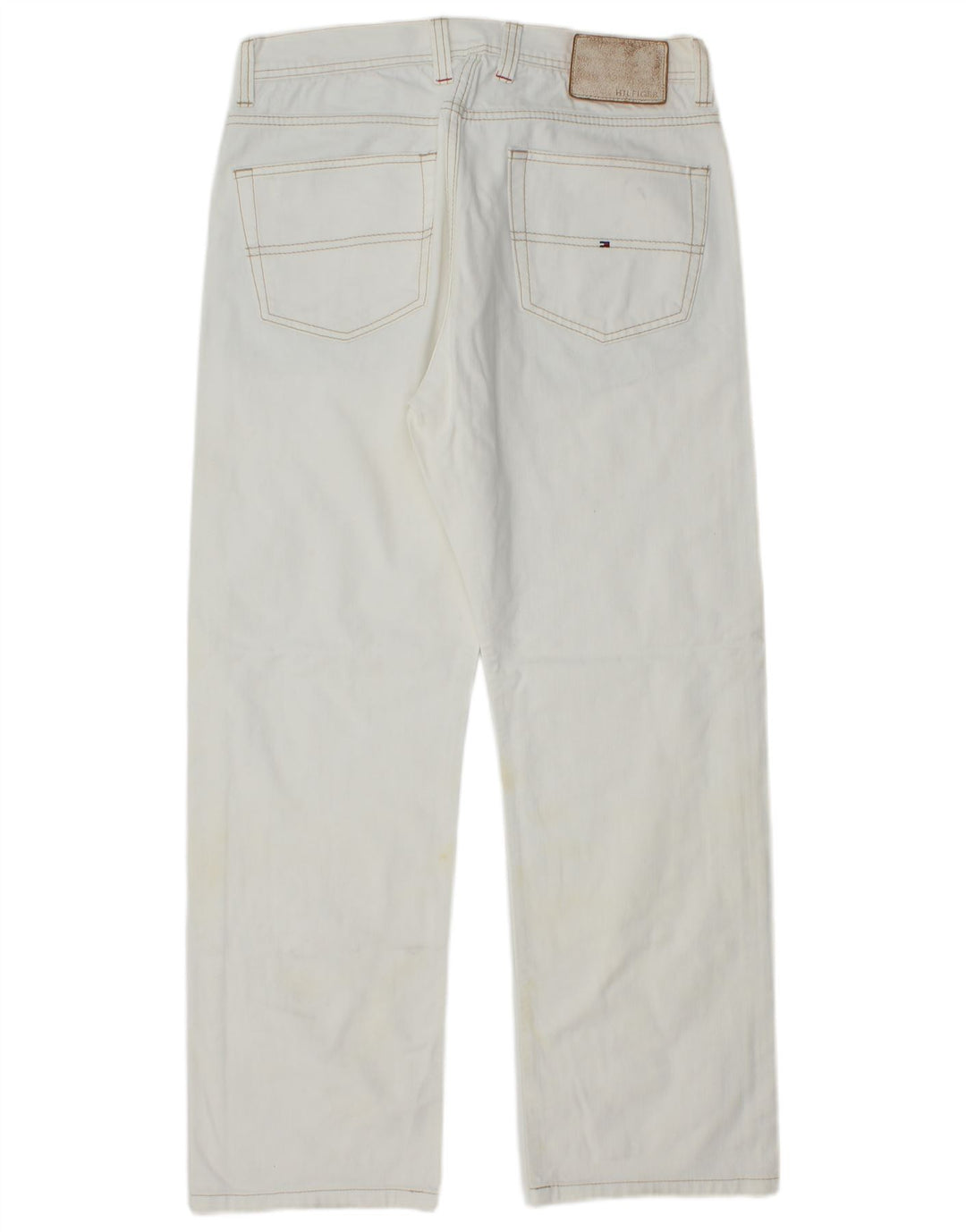 TOMMY HILFIGER Blugi drepti pentru bărbați W34 L29 Bumbac albastru