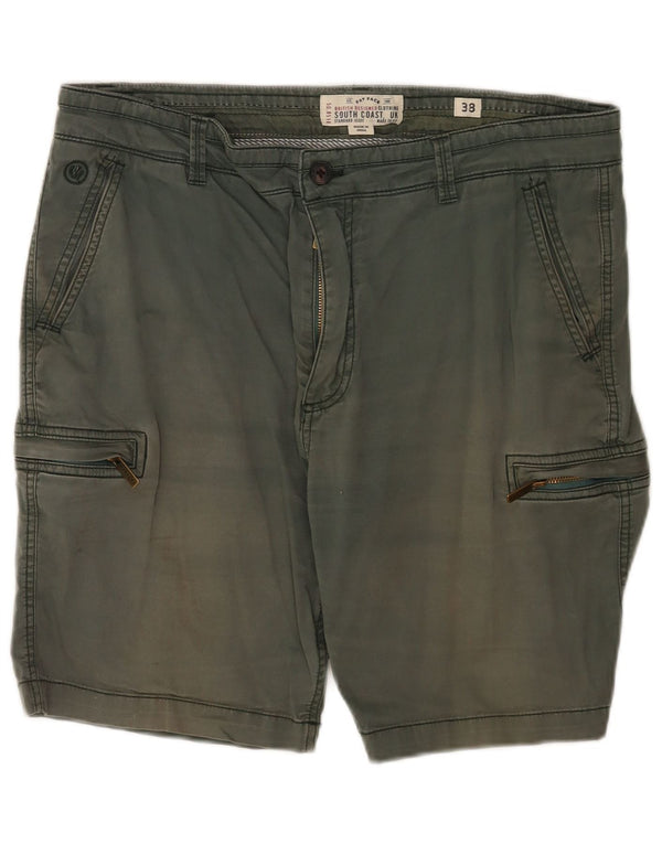 Pantaloni scurți pentru bărbați Fat Face Regular Cargo W38 XL, bumbac verde