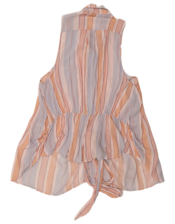 Bluză cămașă pentru femei Free People UK 12 Medium, multicoloră, cu dungi